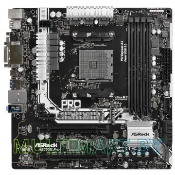Материнская плата ASRock AB350M PRO4